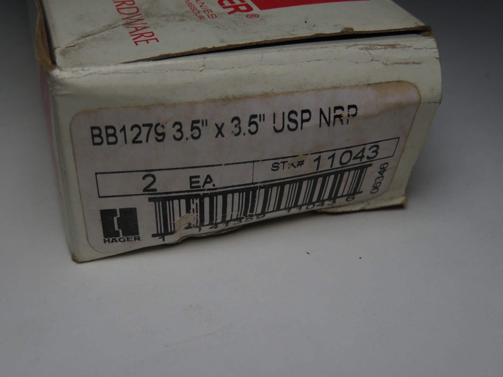 HAGER – BB1279 – 3.5×3.5 Inch – Hinge Set (Pack of 2)
