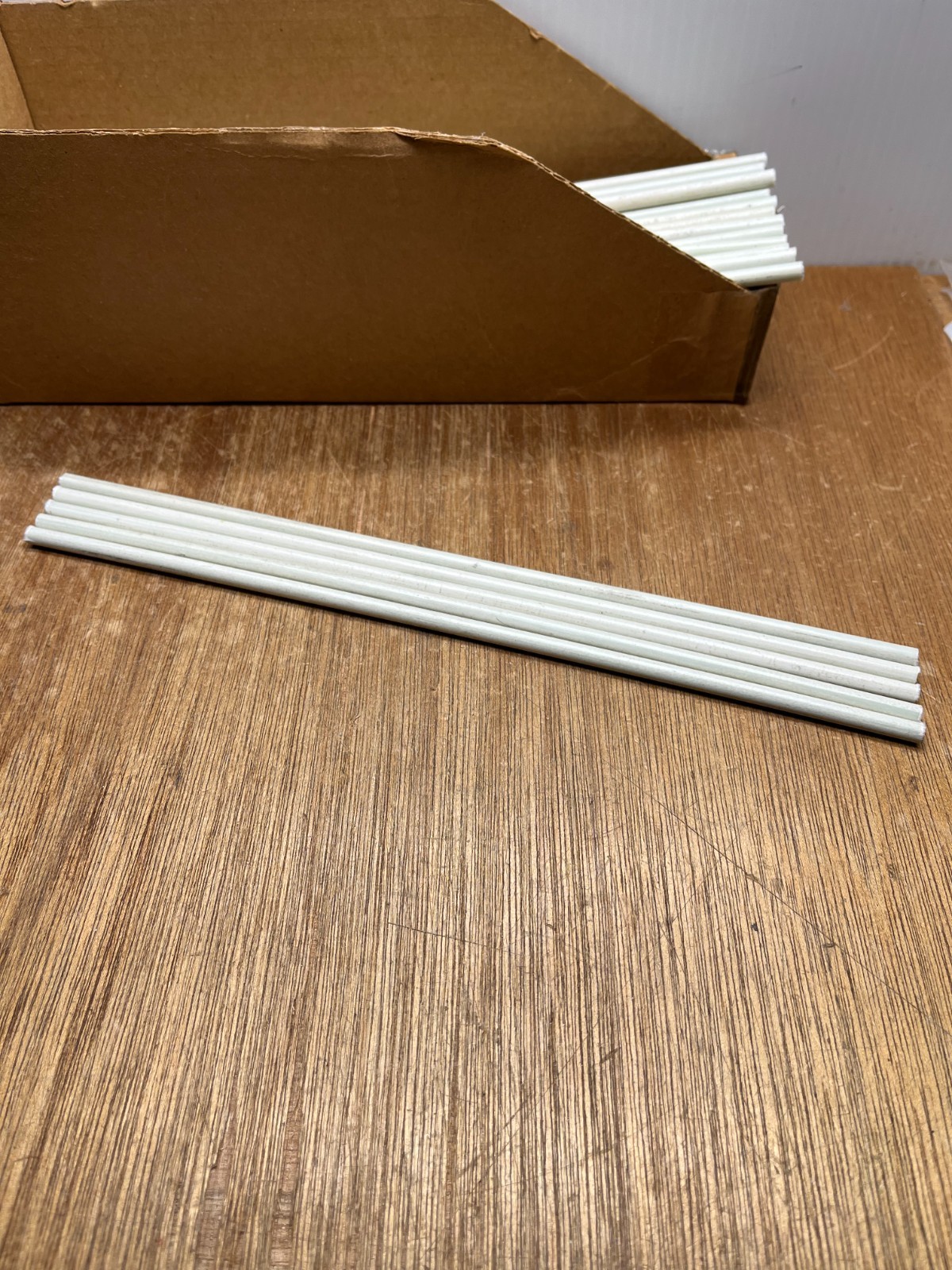 (Qty.5) 1/4″ Diameter X 12″ Length Fibergrate Fiberglass Dynaform Rod ISO USA
