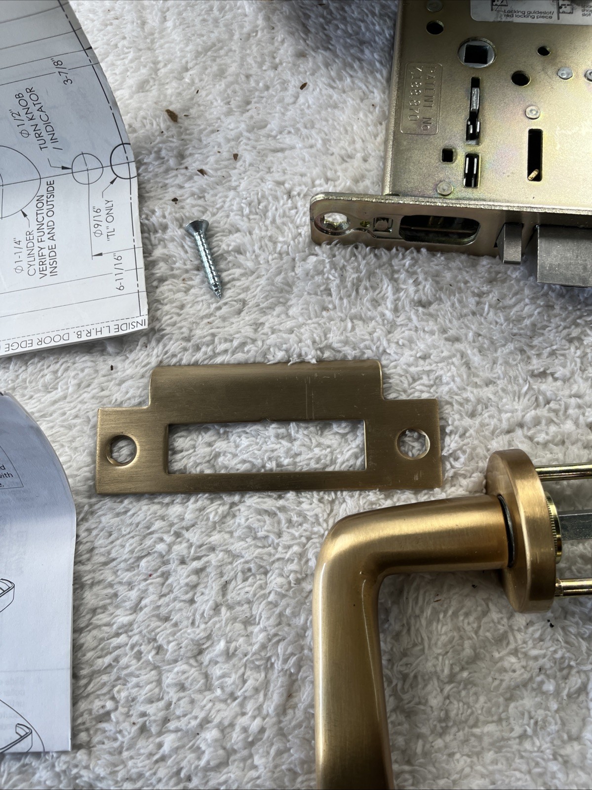 Sargent ASSA ABLOY 7800 Series Knob/ 8200 Series Level Mortise Locks BP 8205 10