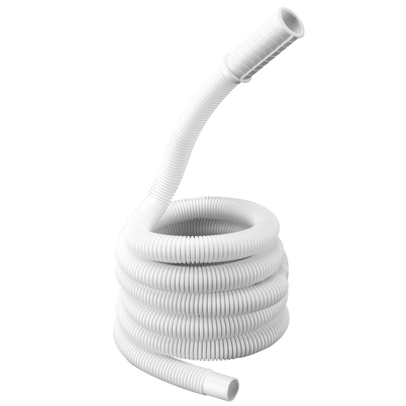 1Pcs 1m – 20m White Universal Air Conditioner Drain Hose For AC Units With Clamp