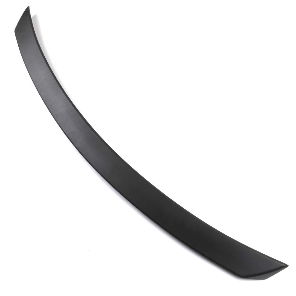 W221 S-Class 2007-2013 Spoiler Wing L Style Matt Black Rear Trunk Lid