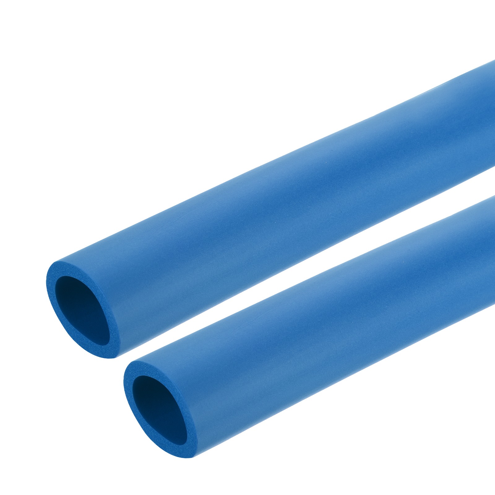 2pcs 0.3 Meter/1ft Pipe Insulation Tube 25mm ID 35mm OD Foam Tubing, Blue
