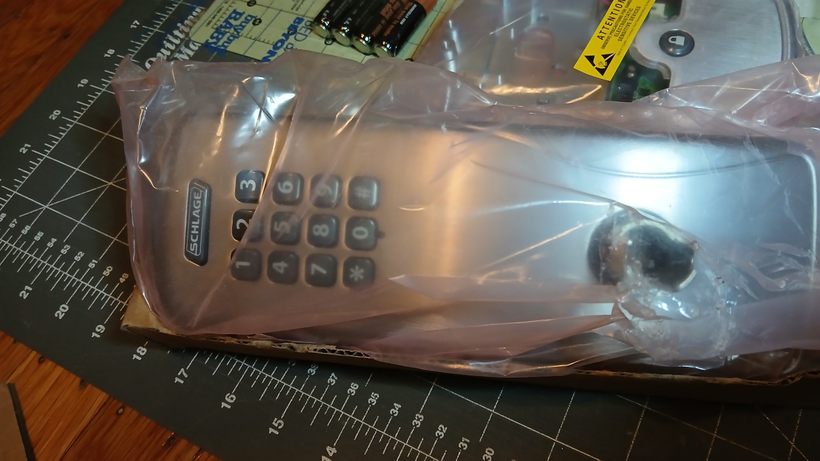 SCHLAGE CO200CY50 KP SPA 626 PD Right Hand Electronic Keyless Entry Door Lock