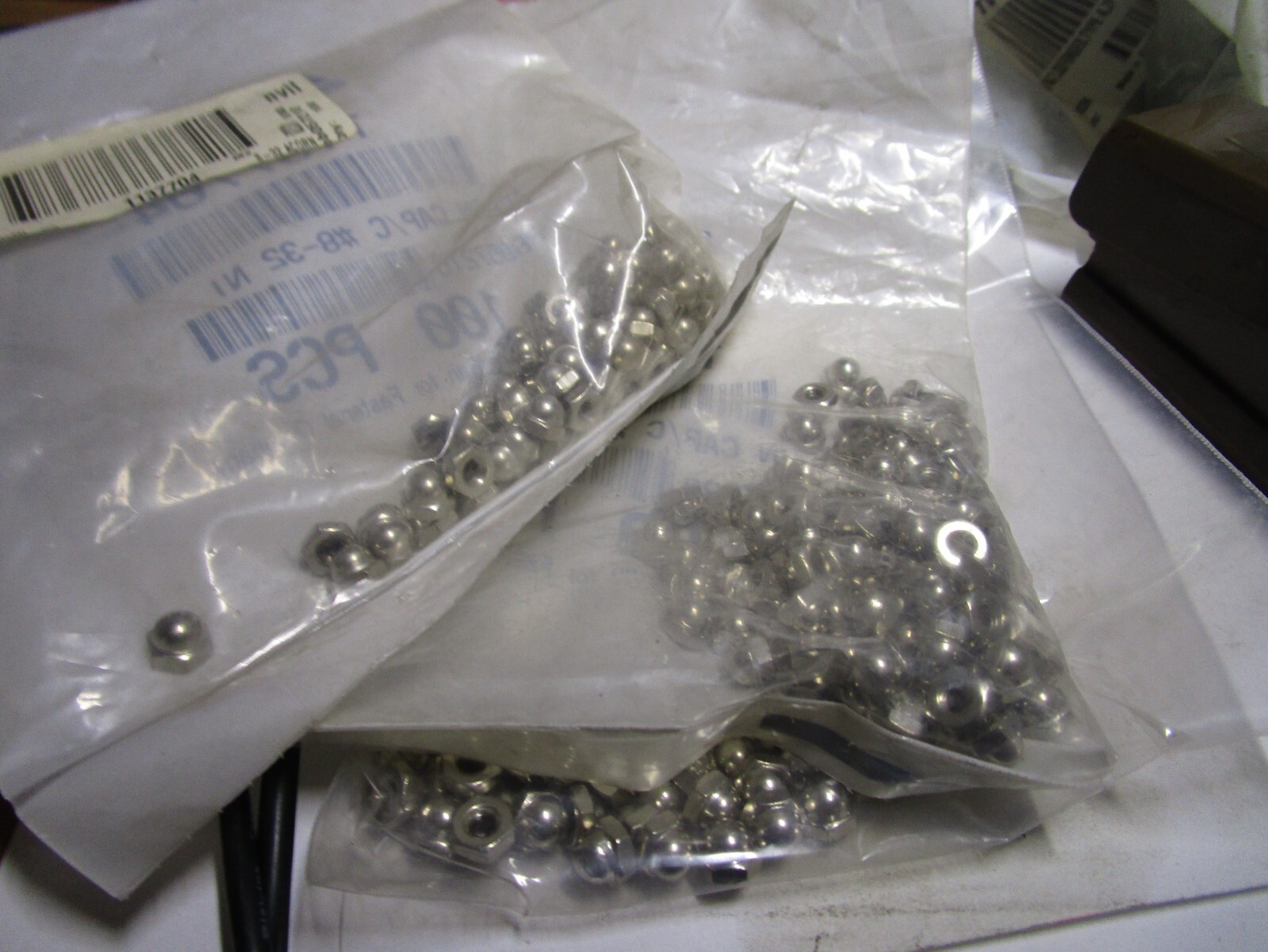 8-32 Nickel Plated Acorn Nut QTY 215