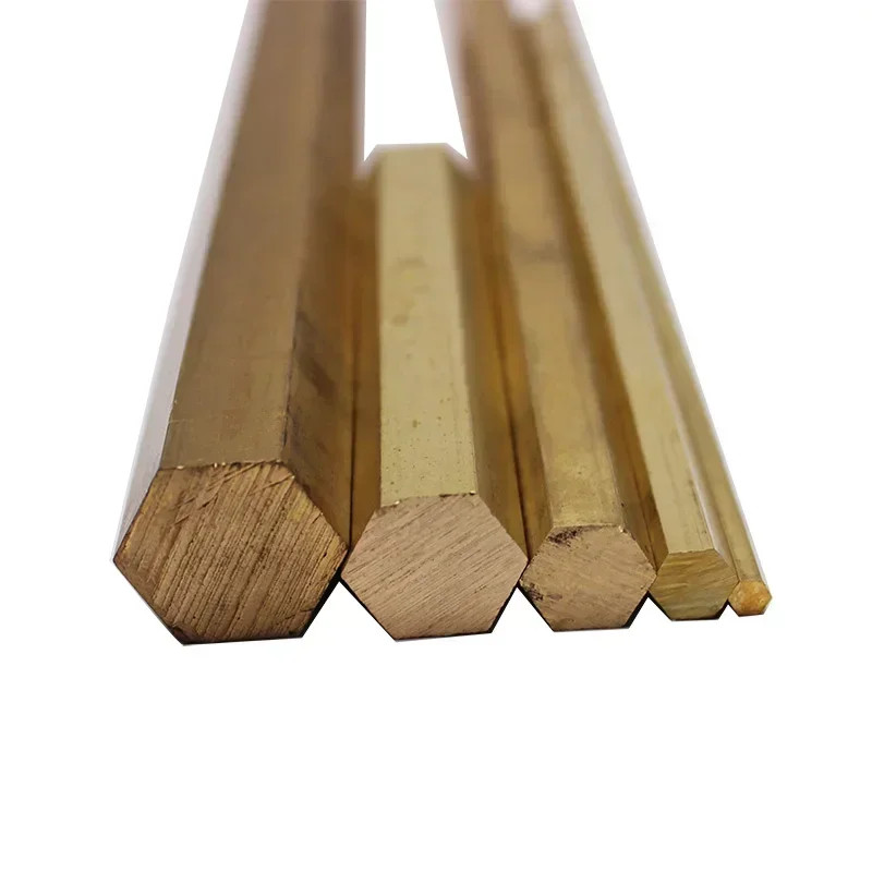 Brass Hexagonal Bar Hex Rods 10mm 12mm 14mm 15mm 16mm 18mm 20mm H59 200mm Long