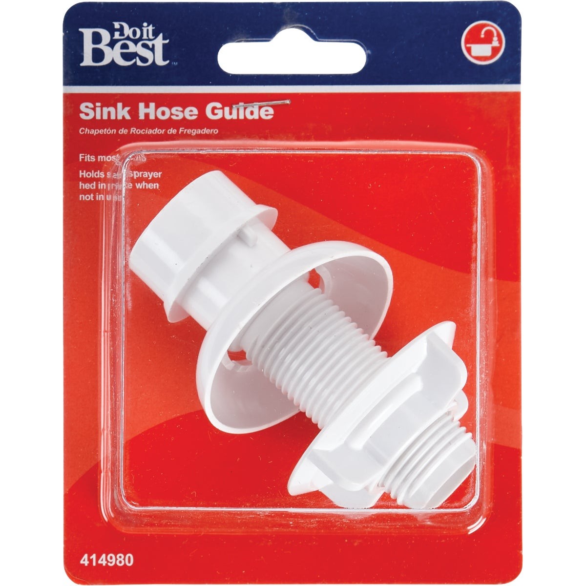 Do it White Sprayer Holder 414980 SIM Supply, Inc. Plastic 009326410555