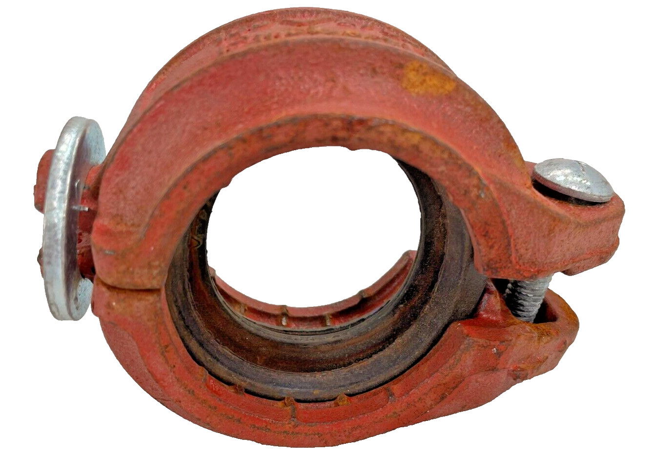 Victaulic Firelock 109 2″ Installation-Ready 1-Bolt Rigid Coupling Pipe Fitting