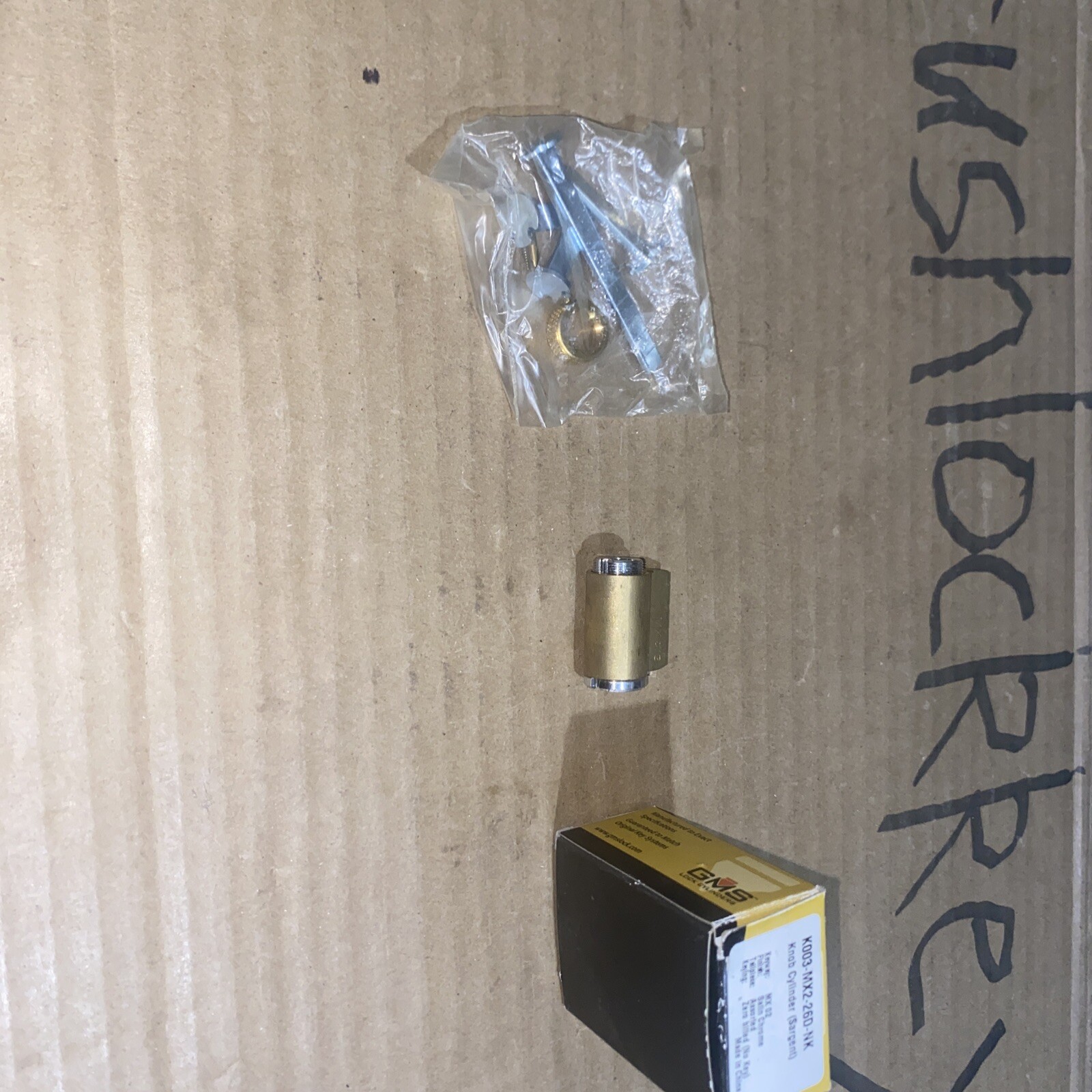 Brand New-GMS MX02 Key In Knob Cylinder Not Bitted K003-MX02-26D-NK