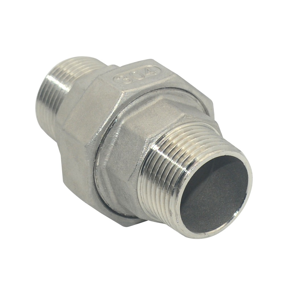 1″ NPT male Straight Union Split Coupling Pipe Fitting stainless steel 304
