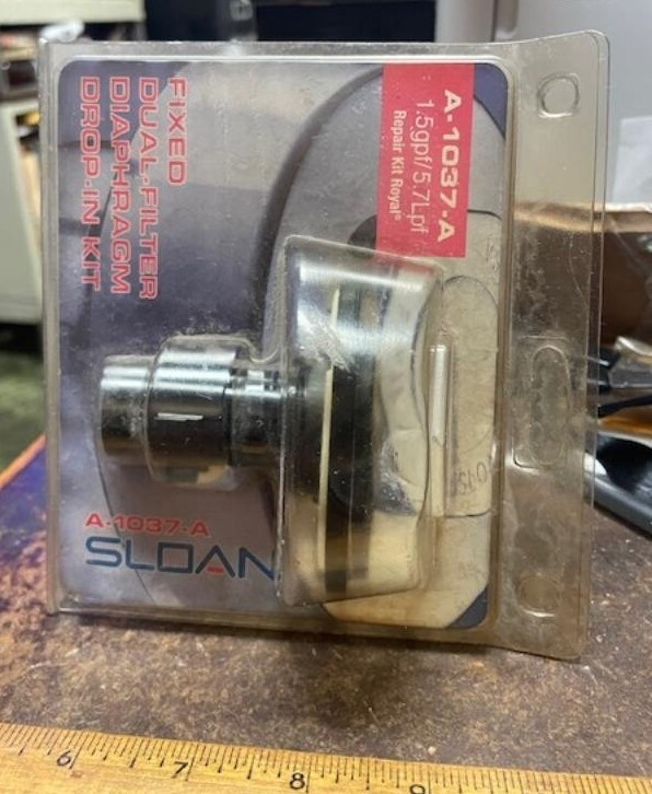 Sloan – Fixed Dual-Filter Diaphragm Drop-In Kit – P/N: A-1037-A (NOS)