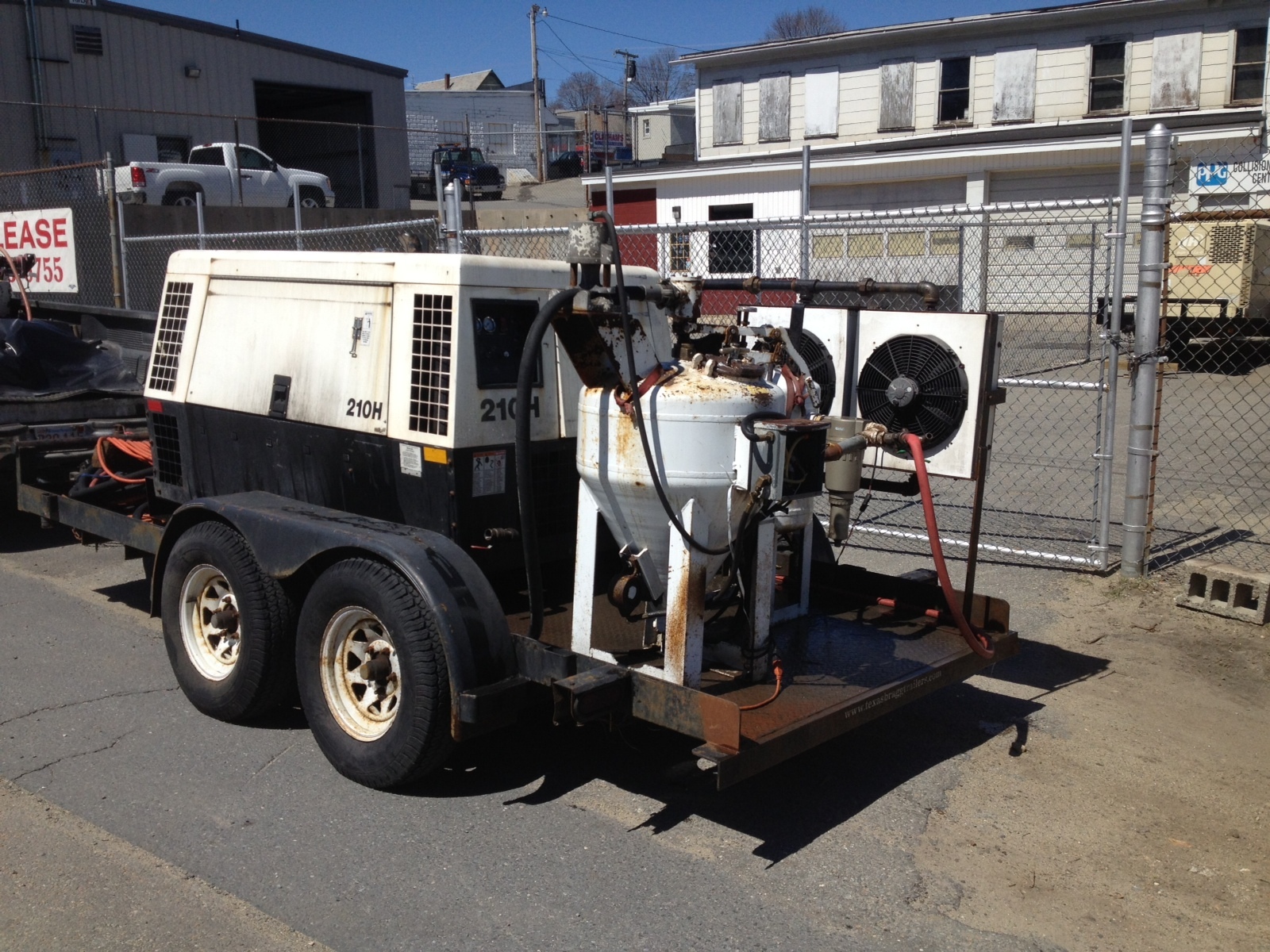 Sodablasting/sandblasting/powdercoating business
