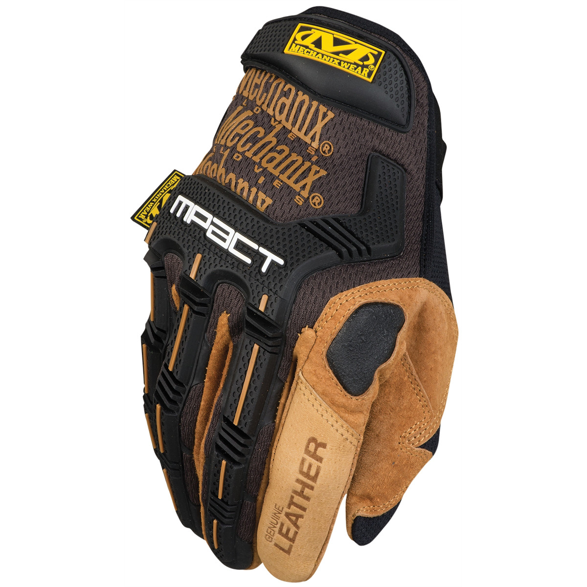 Mechanix Wear Mechanix Wear M-Pact Leather X Large 11 Tan/Black LMP-75-011