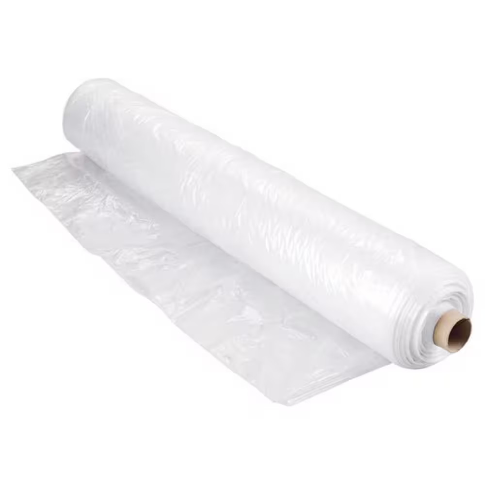 12 Ft. X 100 Ft. X 4 Mil Clear Plastic Sheeting