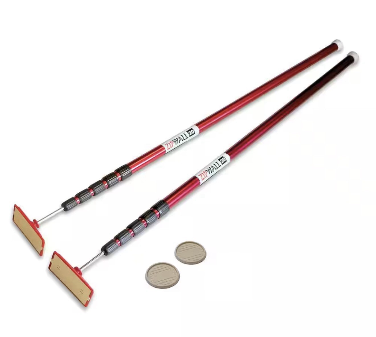 ZipWall KT20 20 ft. Aluminum Spring Loaded Pole (2-Pack)