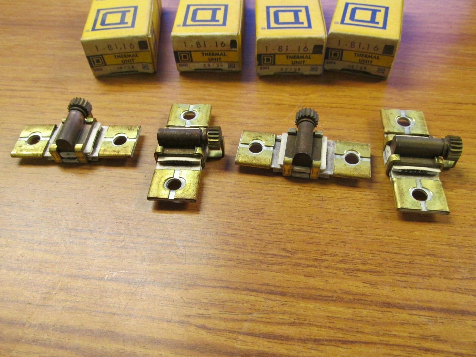NIB .. Square D Overload Relay Thermal Unit (Lot Of 4) Cat# 1-B1.16 … VM-63E