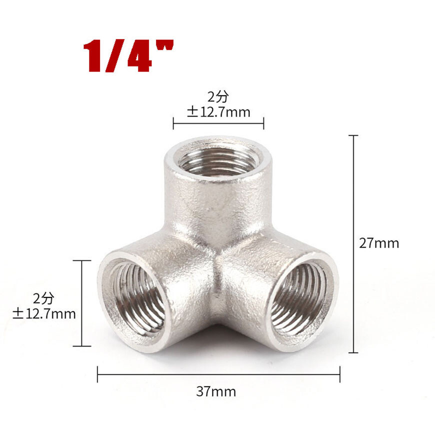 BSP 1/2″ to 2″ Stainless Steel Pipe Fittings Female 3/4/5-Way Elbow Connector