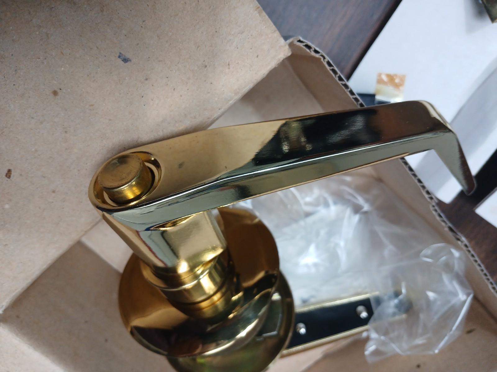 PDQ office entrance lever lock W/ MXA ALPHA cylinder OIL RUBBED BRONZE finish
