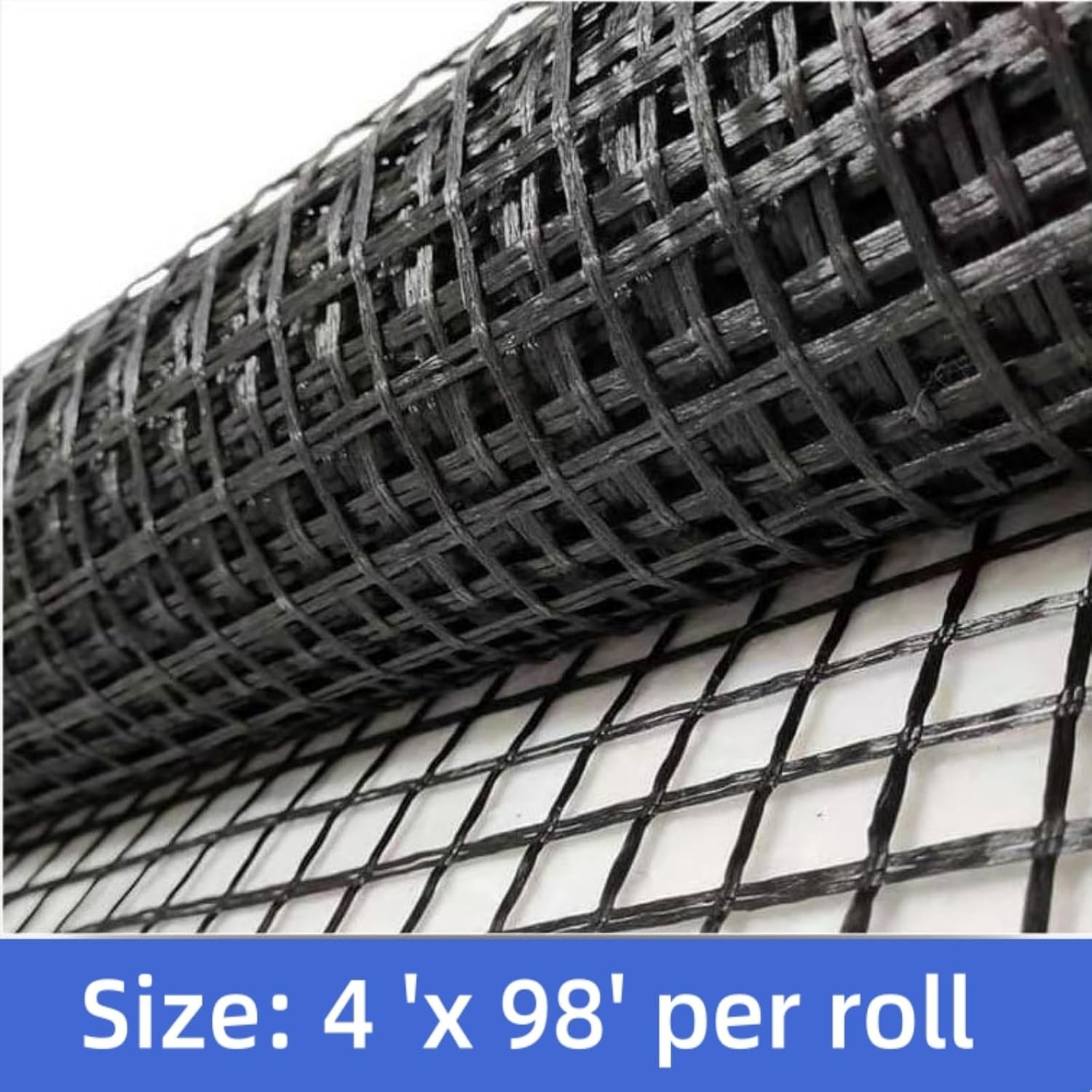 Universal Retaining Wall Geogrid Roll 4′ X 98′ for Walls up to 6 Feet in Height