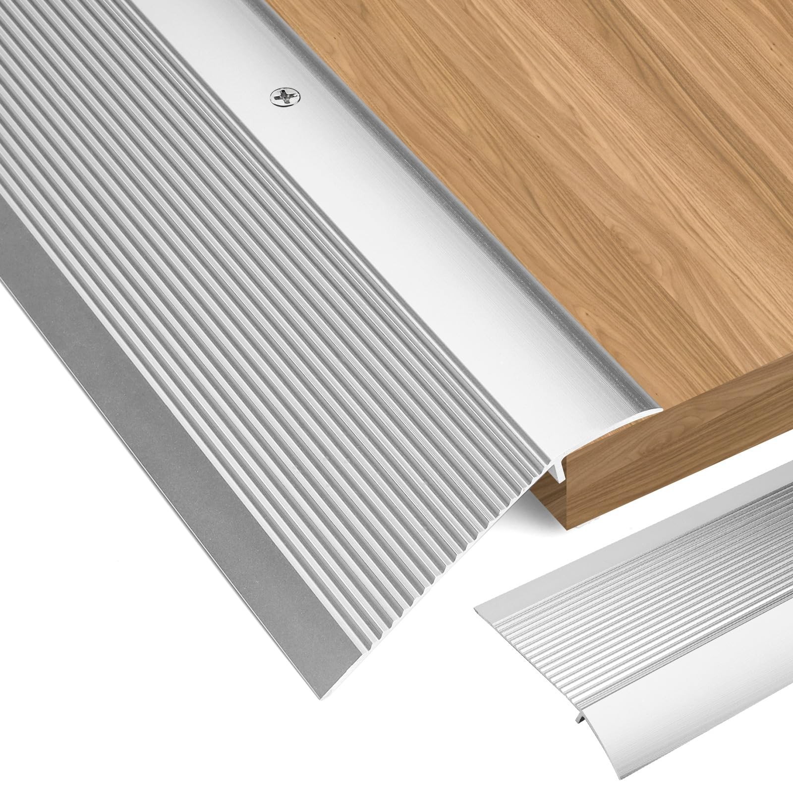 2Pack Aluminum Floor Transition Strip, Door Thresholds Bridge The Height from…