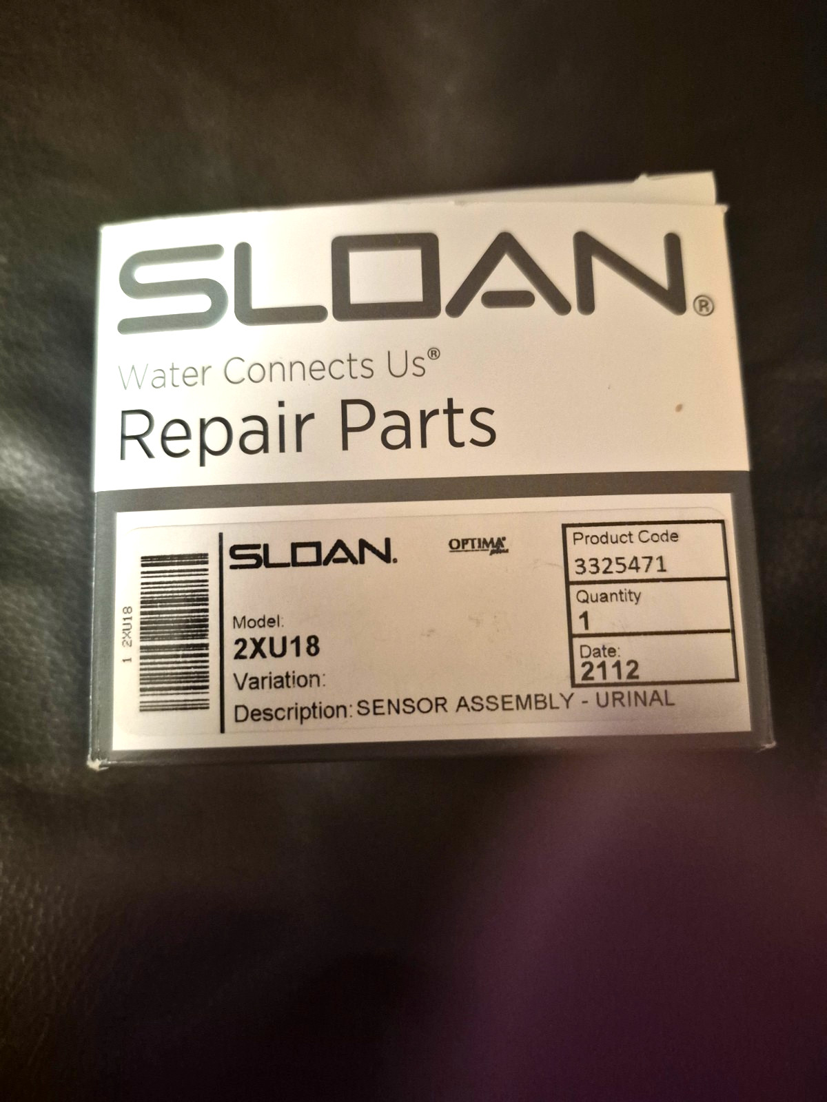 SLOAN- 2XU18 Electronic Urinal Sensor Assembly -Product code 3325471