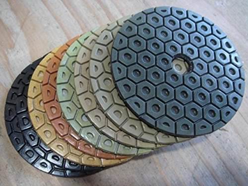 7 Inch Diamond Polishing Pad Grit 400 WET/DRY Granite Concrete Stone Marble