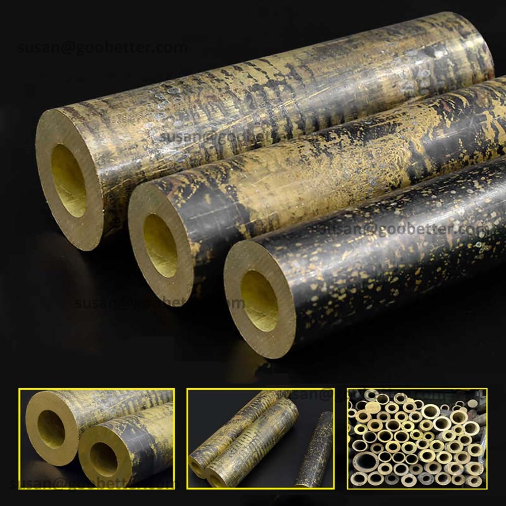 ROUND PIPE TUBE Bronze Brass Tube/Pipe OD 25mm-80mm, ID 15mm-60mm, Length 100mm