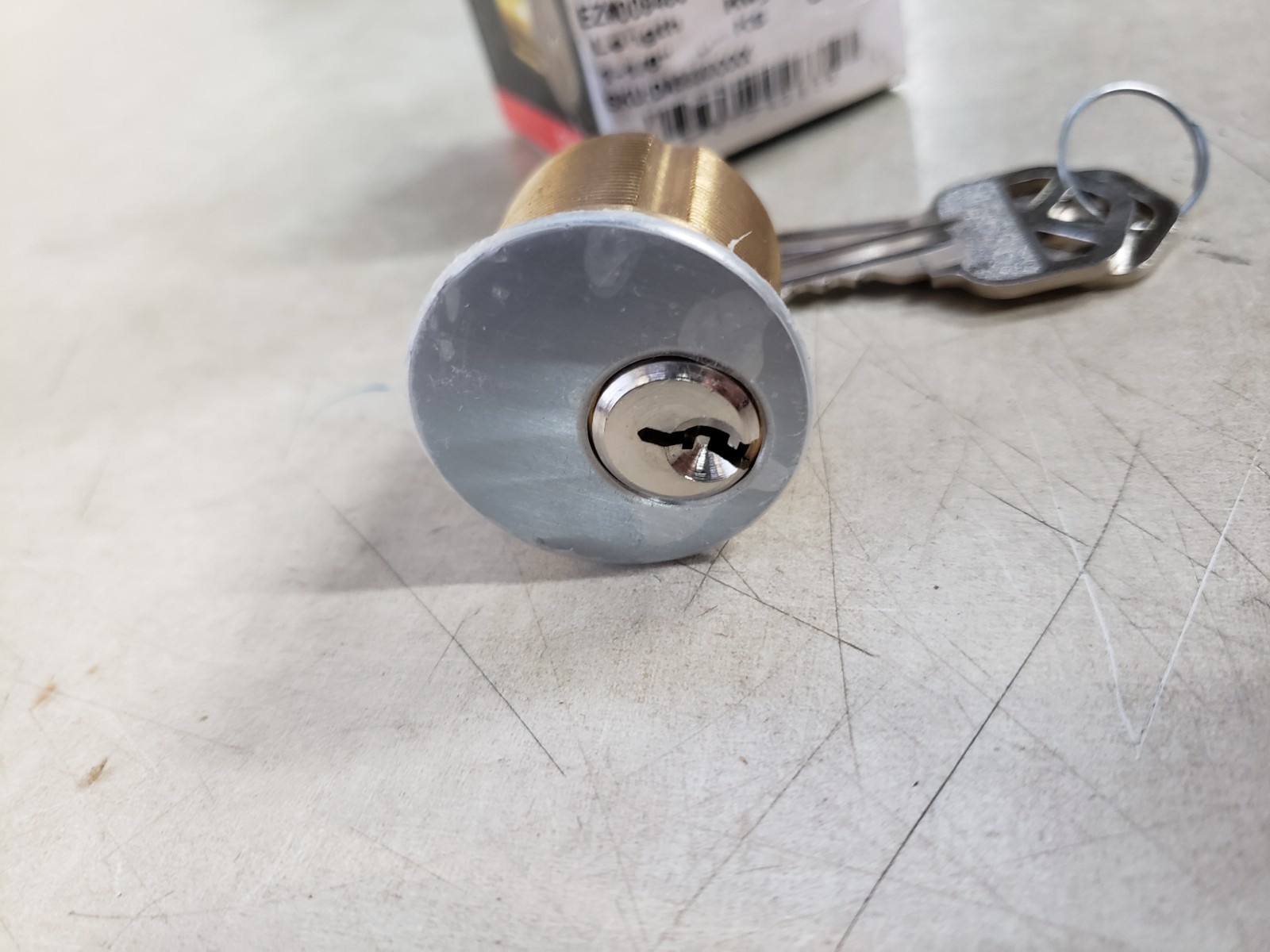 Unbranded 1-1/8″ Mortise Cylinder – KW1 – Satin Chrome – M1181KW26D