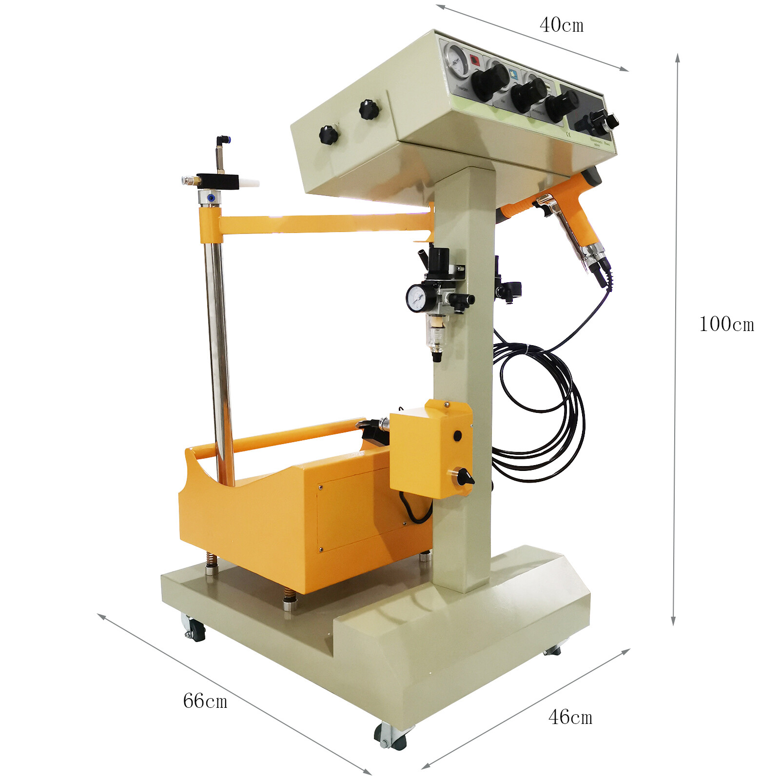 Paint System Spray Machine Electrostatic Powder Coating Spray Gun 110V New
