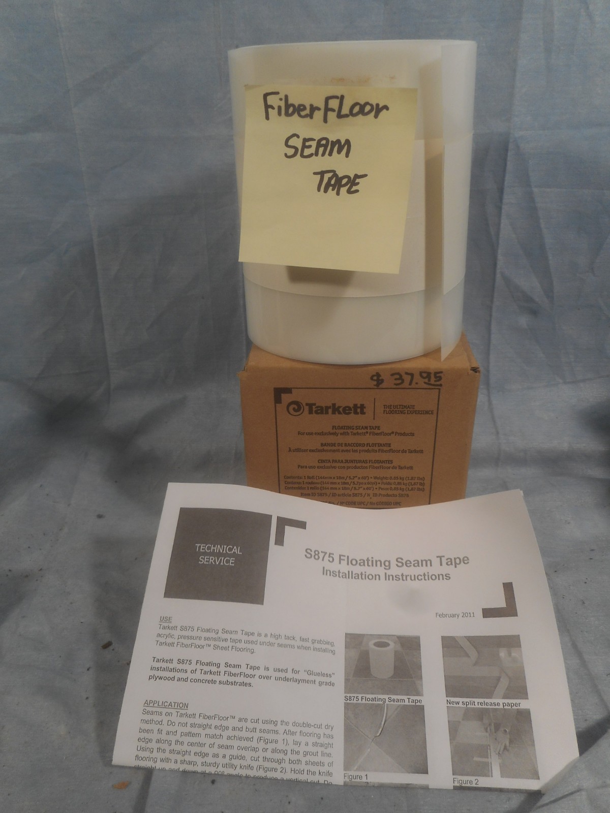 Tarkett S875 Floating Vinyl Seam Tape FiberFloor