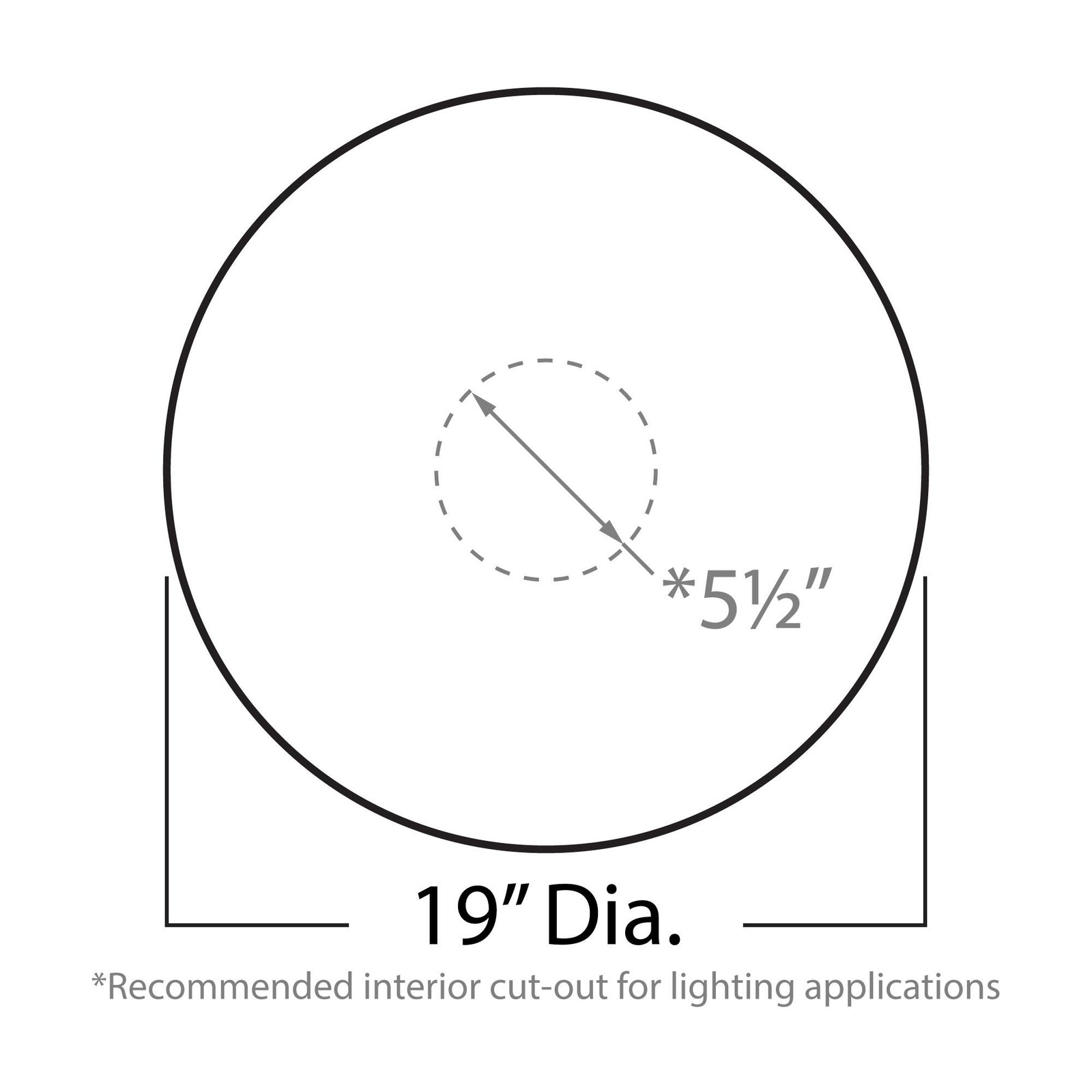 19 inch x 1-5/8 inch Leaf and Running Bead Polyurethane Ceiling Medallion