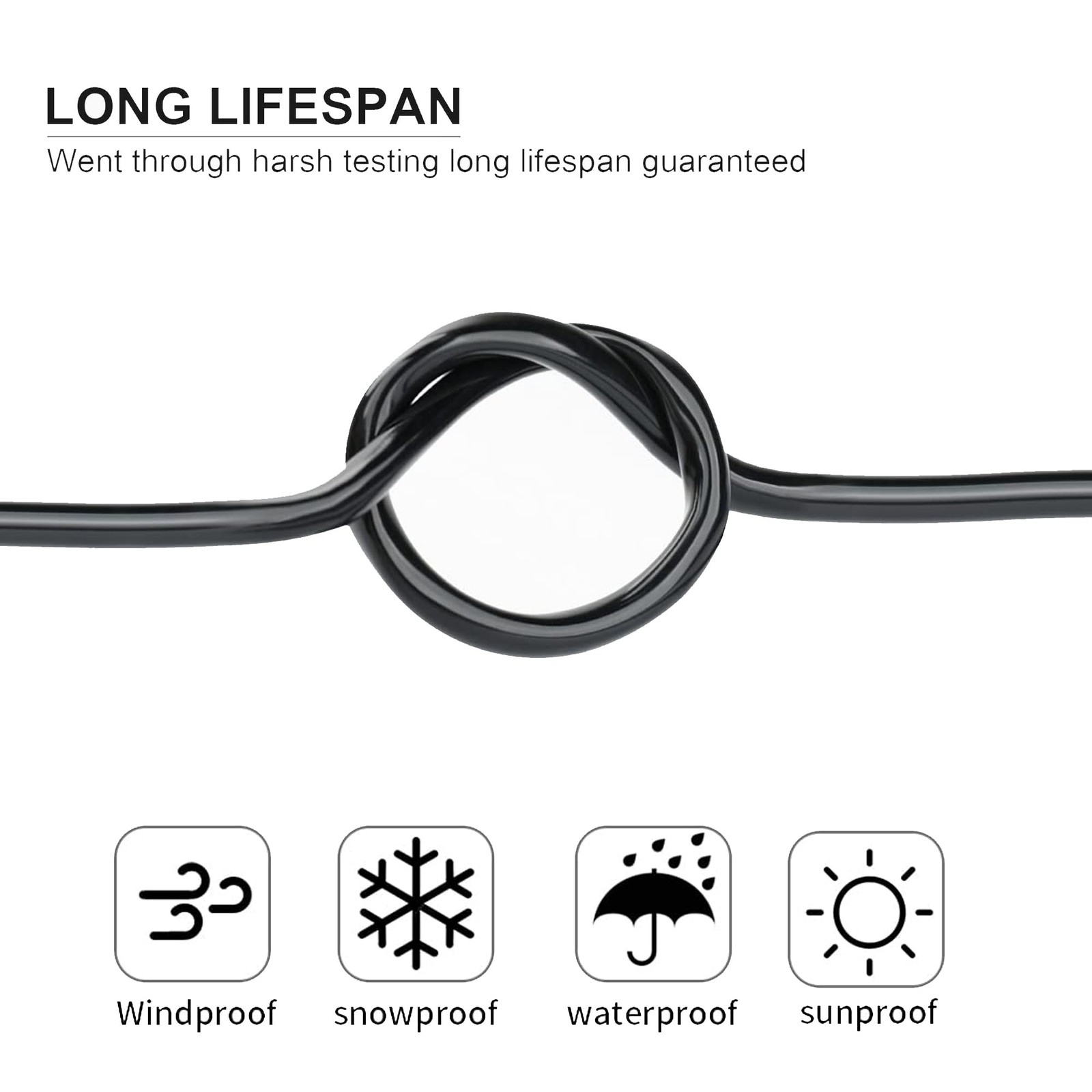 20 AWG 8 Conductor 100FT Tinned Copper Stranded Wire for LED Lighting Outdoor