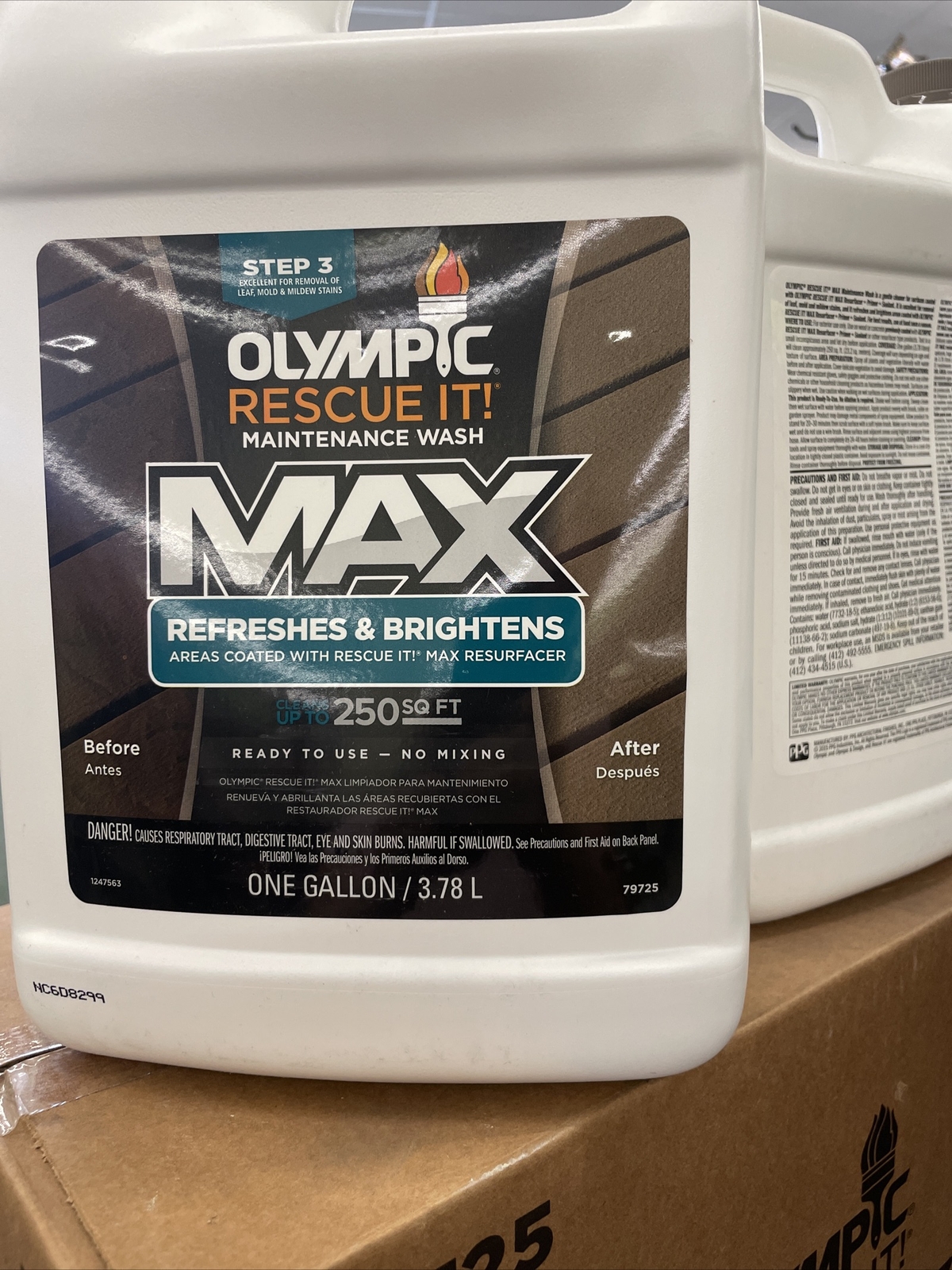 1 Gallon Olympic Rescue It Maintenance Wash MAX Refreshes Brightens Cleans