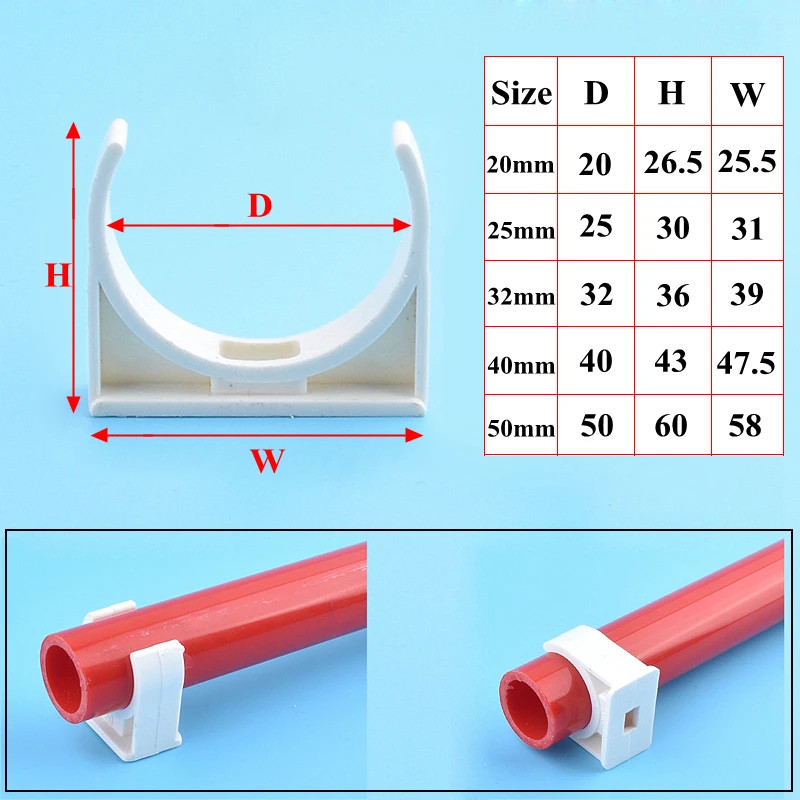 20~50Mm PVC Pipe Direct Tee Elbow Union Cross Connector Garden Irrigation Water