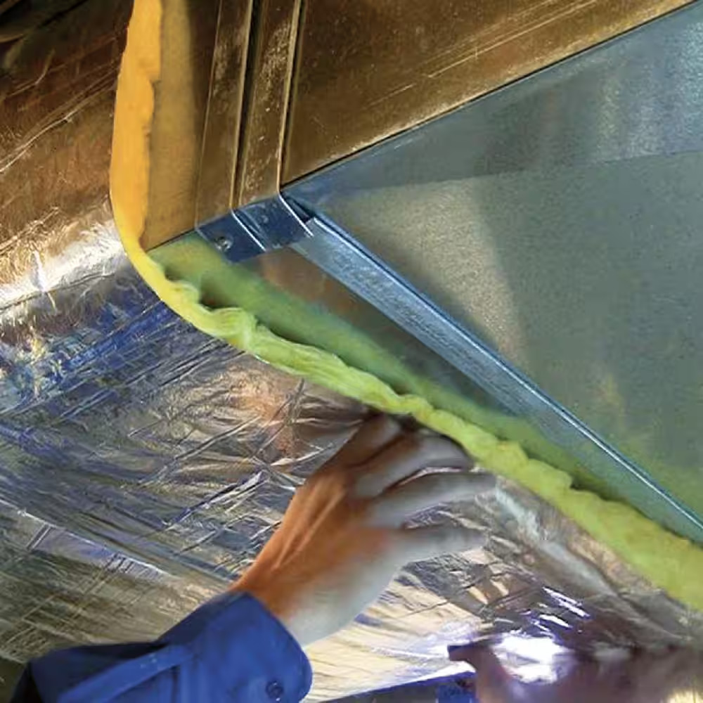 12 in. x 15 ft. Foil and Fiberglass Duct Insulation