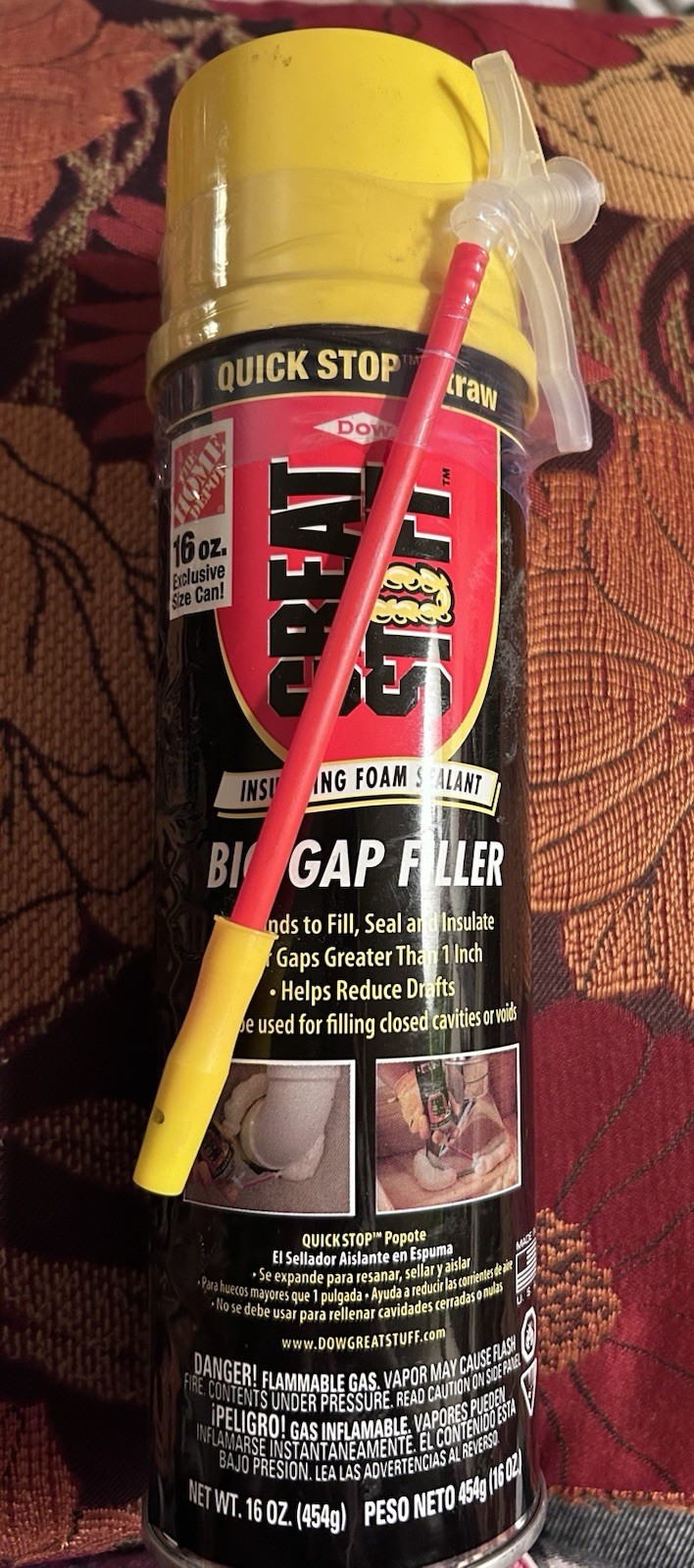 Great Stuff Big Gap Filler 16 Oz Insulating Foam Sealant, New