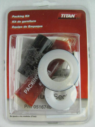 Titan XT440, 440i, Xi345, Xi445 Fluid Section Paint Sprayer Packing KIT 0516746