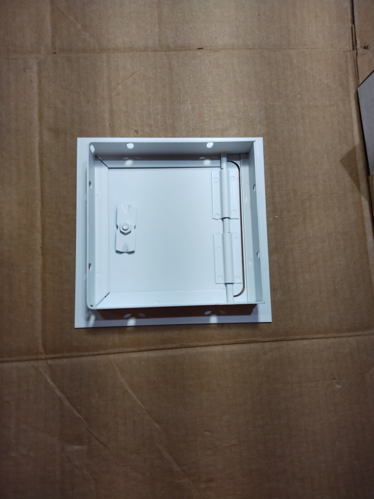 6″x6″ Elmdor Wall and Ceiling Access Panel Hinged Paintable Steel White (2 panel