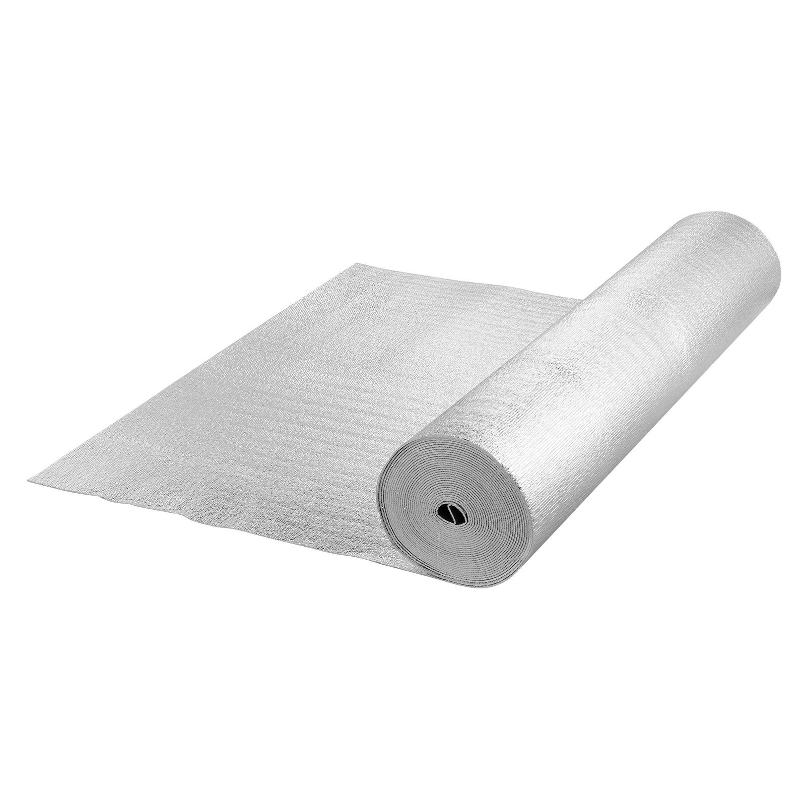 Double Reflective Insulation Roll, Foam Core Radiant Barrier, 3.2 mm 48 in x 50