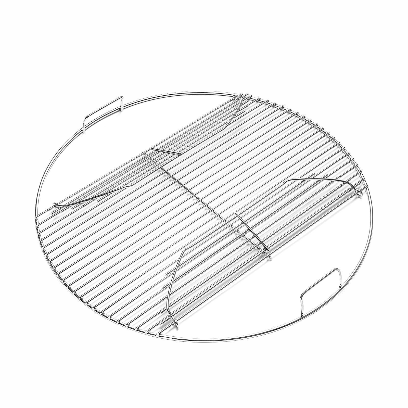 22″ Cooking Grate Hinged for Weber, 7436 Charcoal Grill Grate Round Hinged, R…
