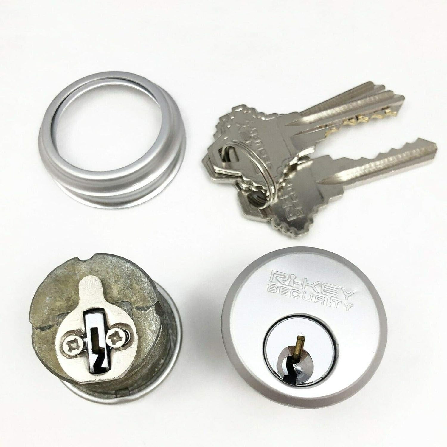2 Mortise Lock Cylinders 1″ for Commercial Store Front Entry Door Adams Rite