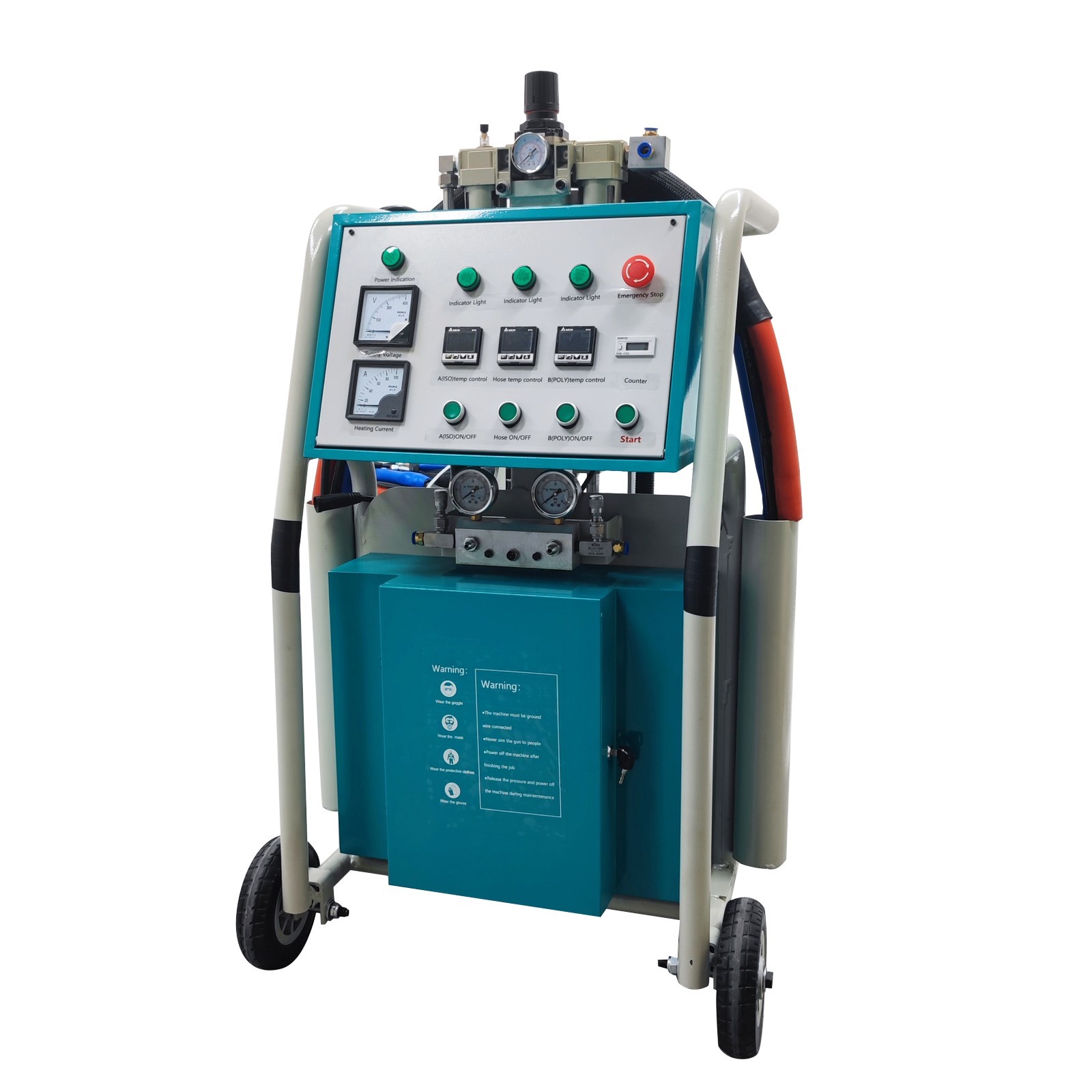 TECHTONGDA 1:1 High Pressure Polyurethane Foam Spray Machine E3 Spraying Machine