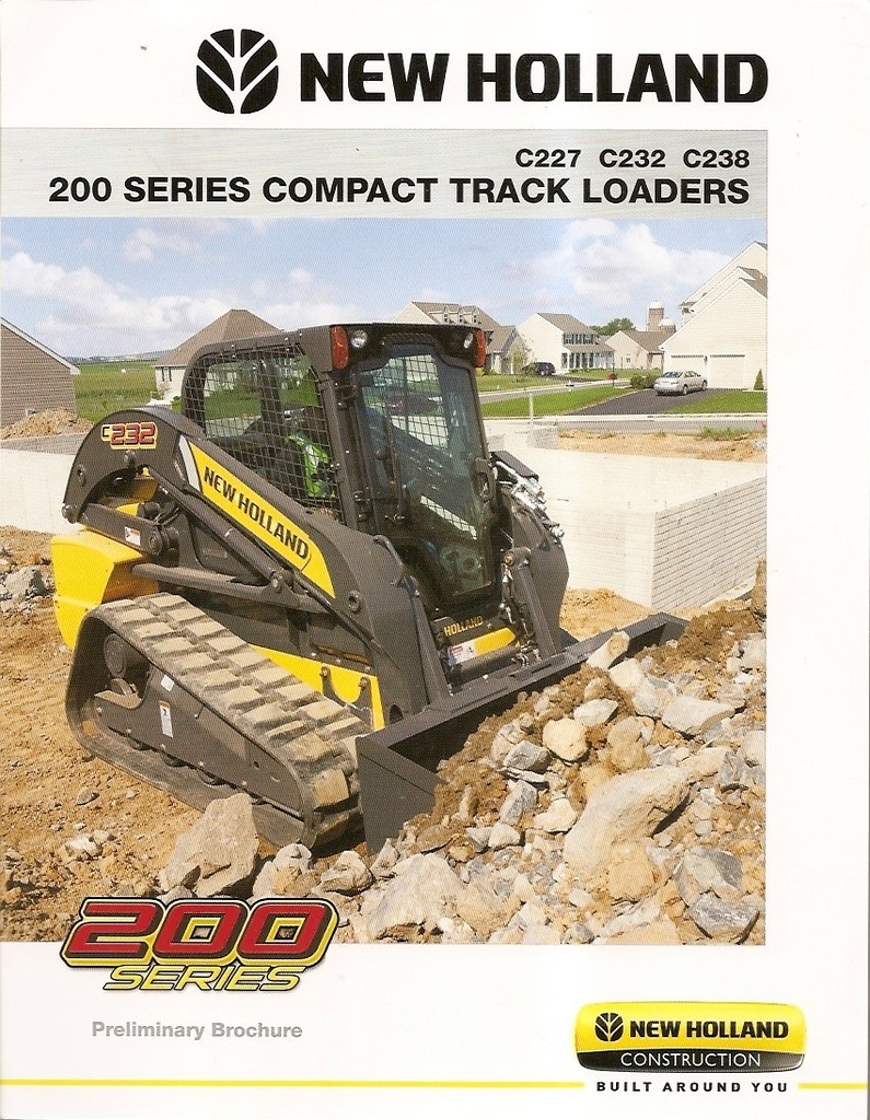 Equipment Brochure – New Holland – 200 Series Compact Track Loader 2010 (E1117)