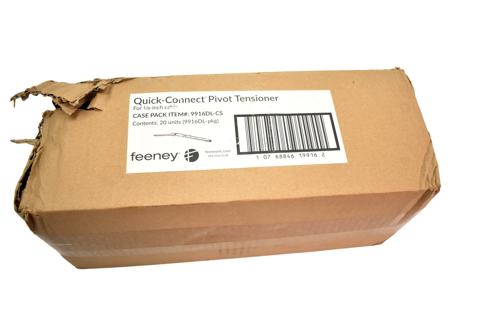 Feeney CR-9916DL-PKG CableRail 1/8 Quick Connect Pivot Swivel Turnbuckle