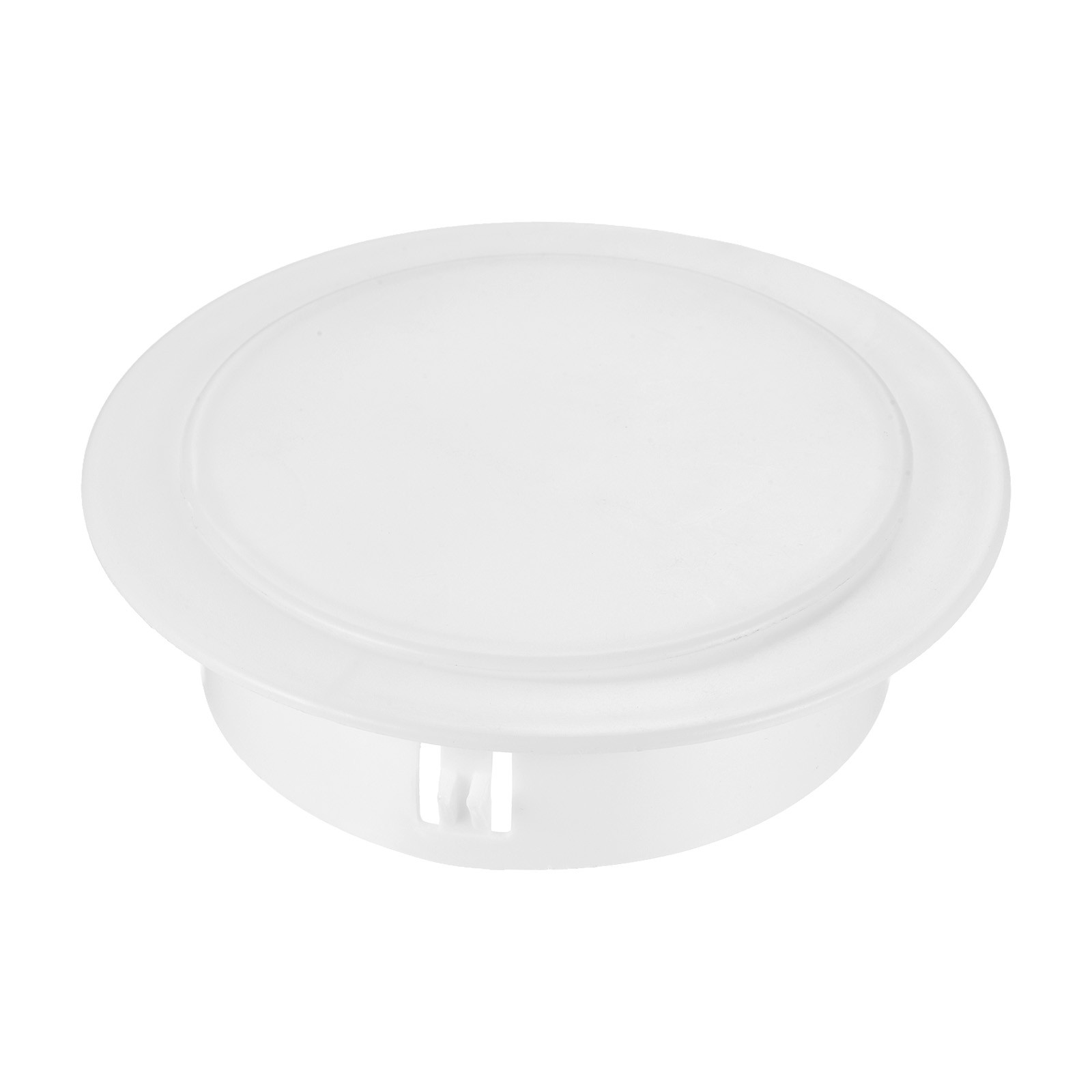 100mm OD Hole Plugs Round Snap in Type Locking Hole Tube Post Pipe Insert White