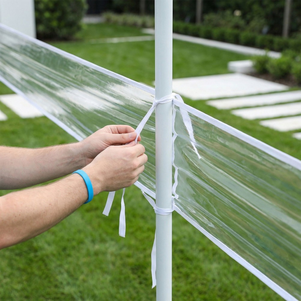 Heavy Duty Canopy Rain Gutter 8.2 Feet, 17.72″ Wide Waterproof Tent Drainage