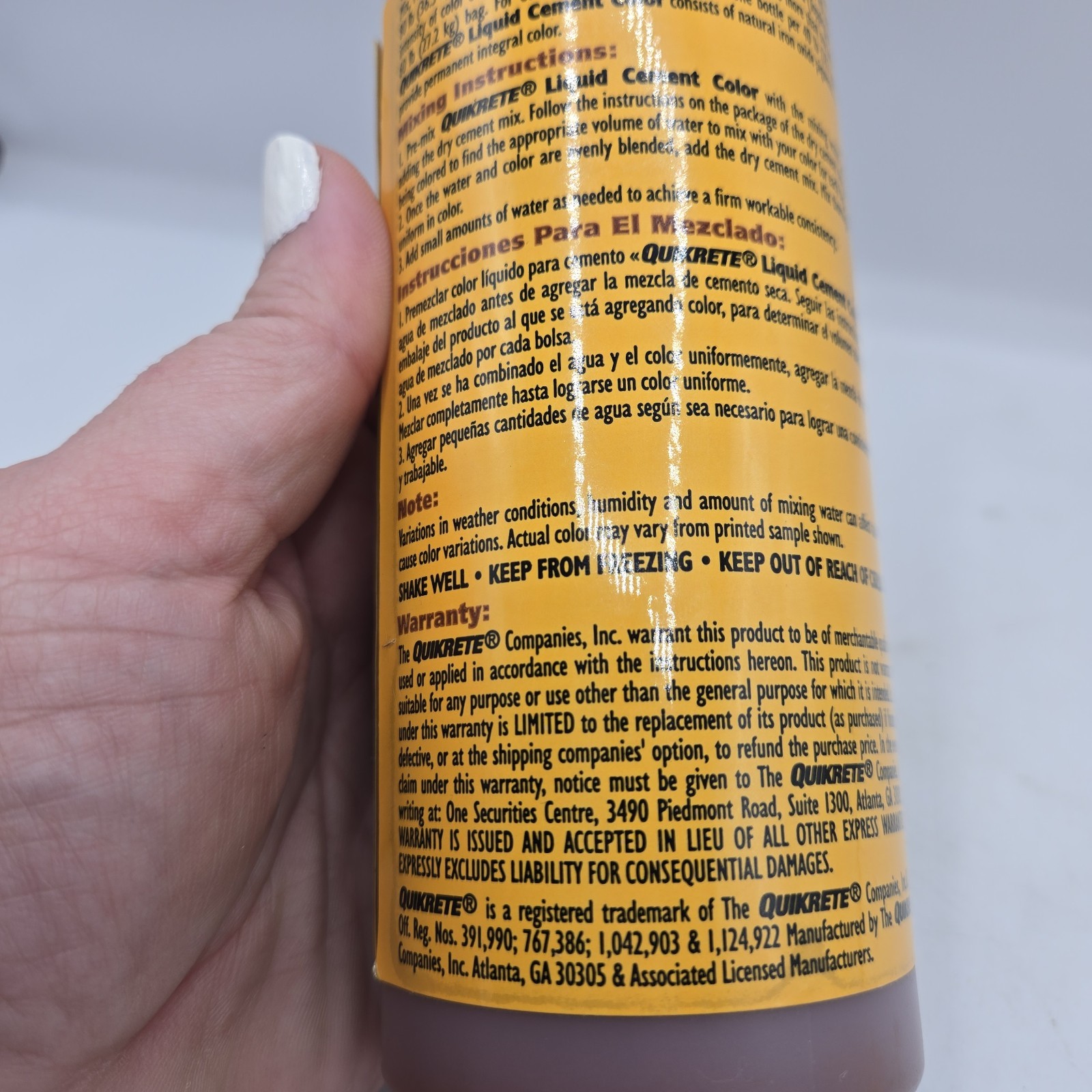 Quikrete 13173 Liquid Cement Color, Red, NET 10 FL. OZ.(296 mL)”