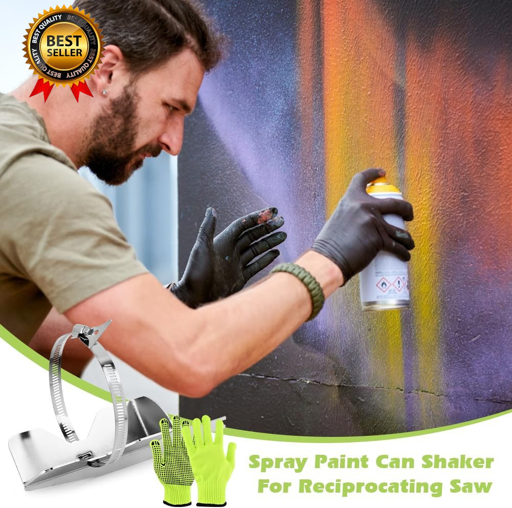 Spray Paint Can Shaker for Reciprocating Saw: Paint Can Shaker with One Click…