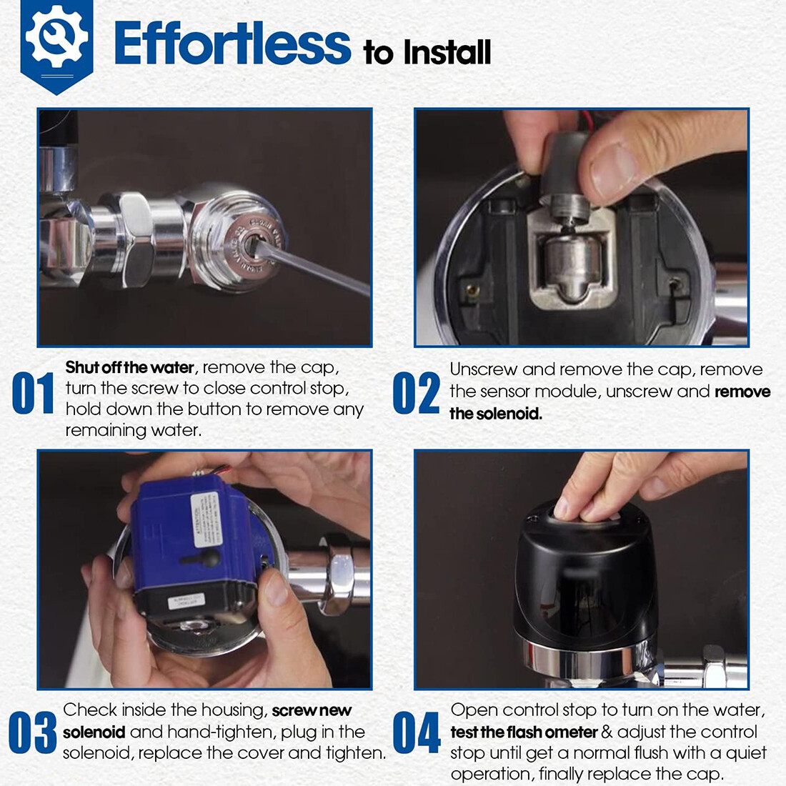 EBV-136-A G2 3325453 Flush Valve Solenoid for Sloan G2/ ECOS/SOLIS Flushometers