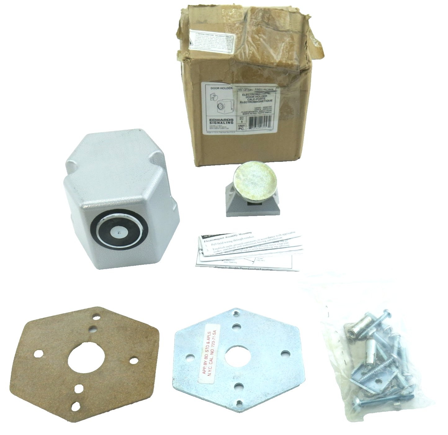 EST Edwards 1501-AQN5 Fire Alarm Electromagnetic Door Holder (NEW IN BOX)