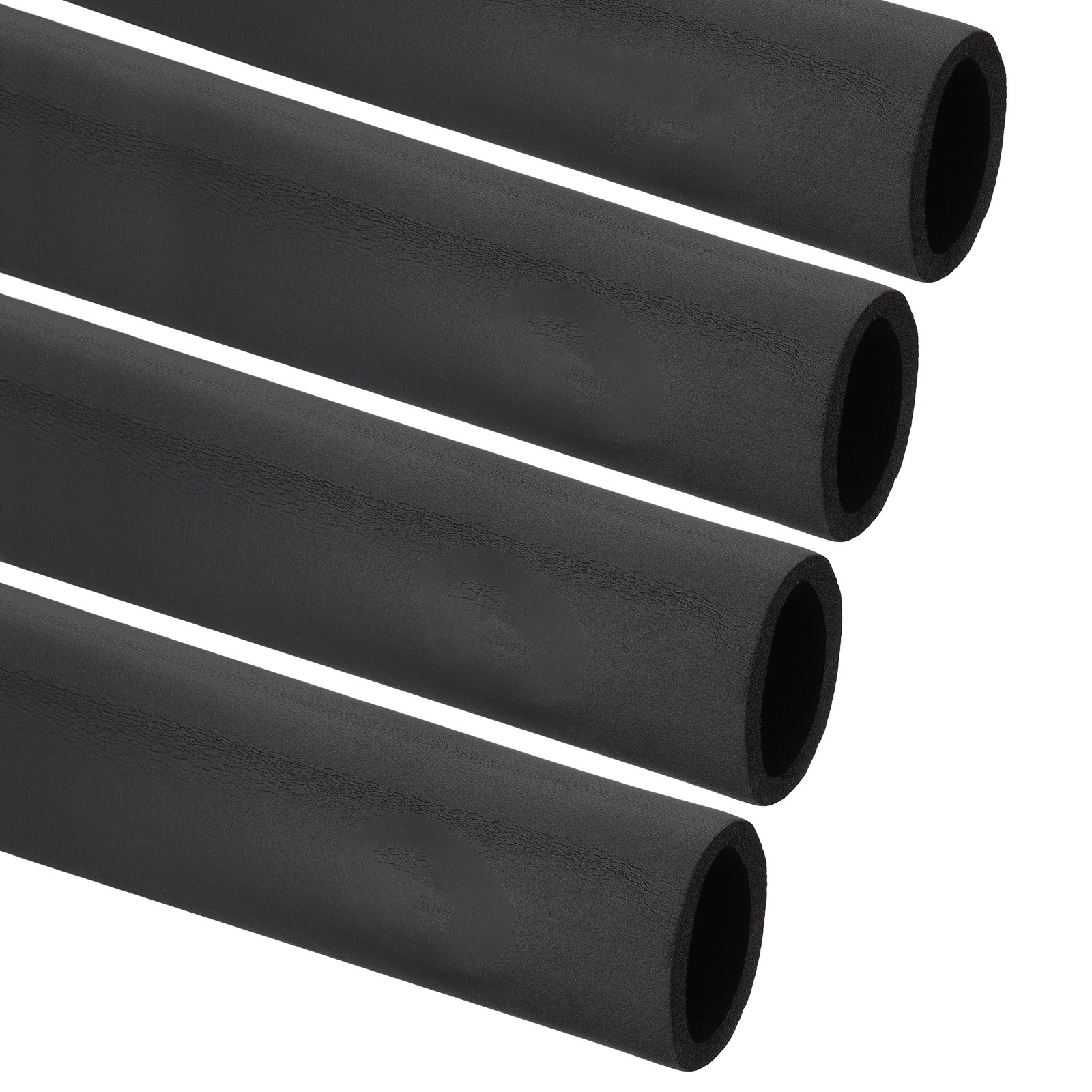 4Pcs 2″(51mm) ID x 6Ft Pipe Insulation Foam Tube Black